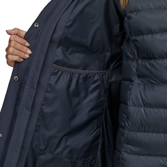 Patagonia Women's Tres 3-in-1 Parka, XL, Smolder Blue - Picture 6 of 16